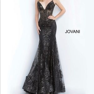 Black Jovani 3675 Mermaid Prom Dress size: 00